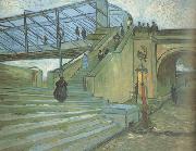 Vincent Van Gogh The Trinquetaille Bridge (nn04) Spain oil painting reproduction